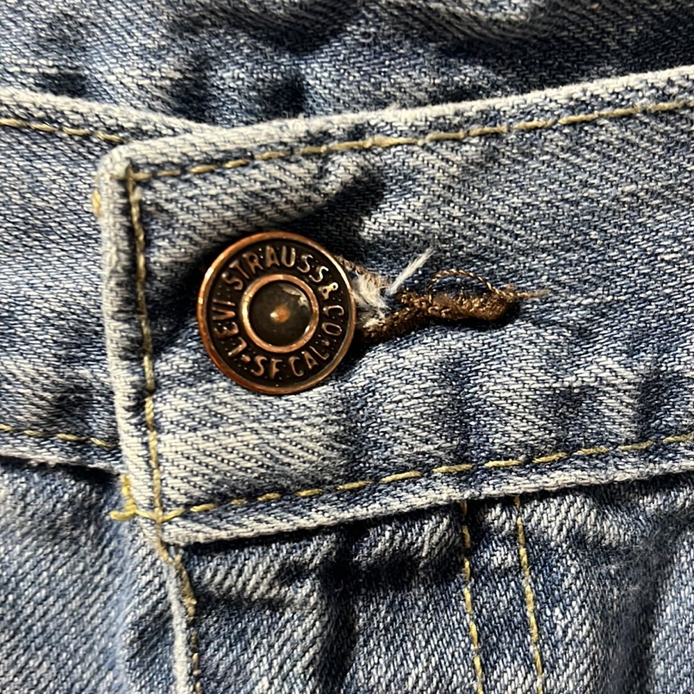 Levi's 505 Men's Blue Jeans 36/32 - Picture 5 of 7